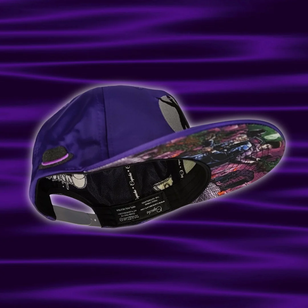 Watch Your Back Snapback No. 2 - Purple Satin - Image 9