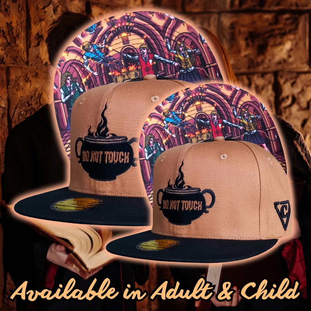 Wizard Class Snapback Child Size - Brown/Black - Image 10