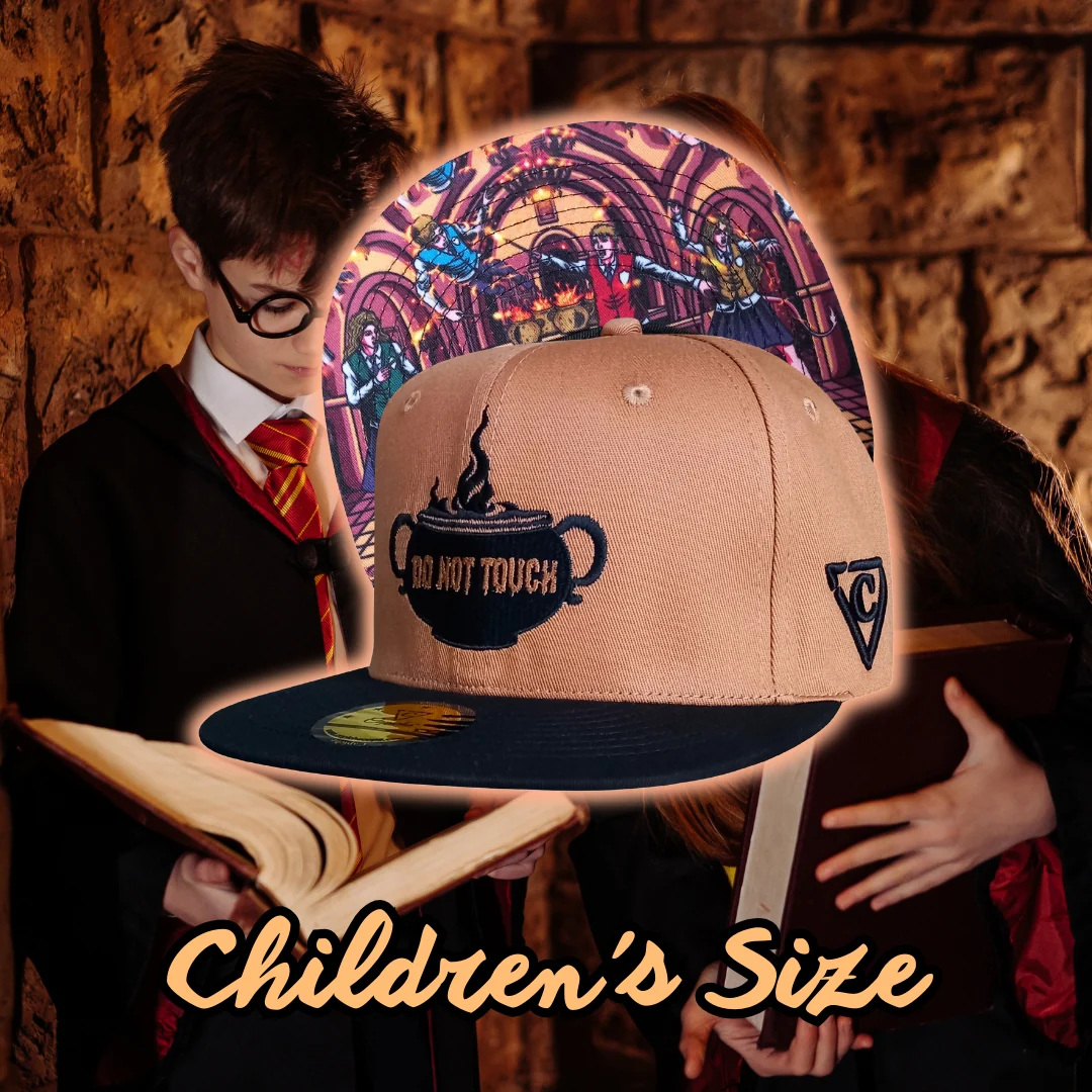 Wizard Class Snapback Child Size - Brown/Black - Image 11