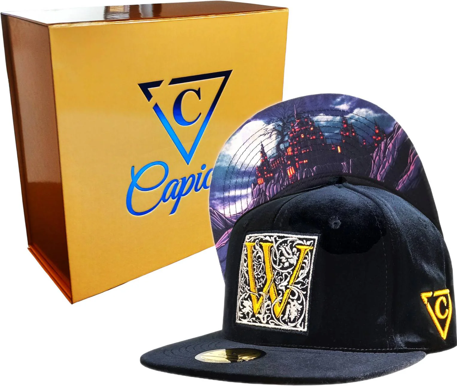 Wizard School Snapback - Black Velvet - Image 3