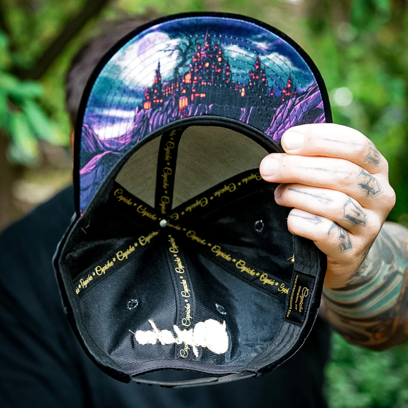 Wizard School Snapback - Black Velvet - Image 4