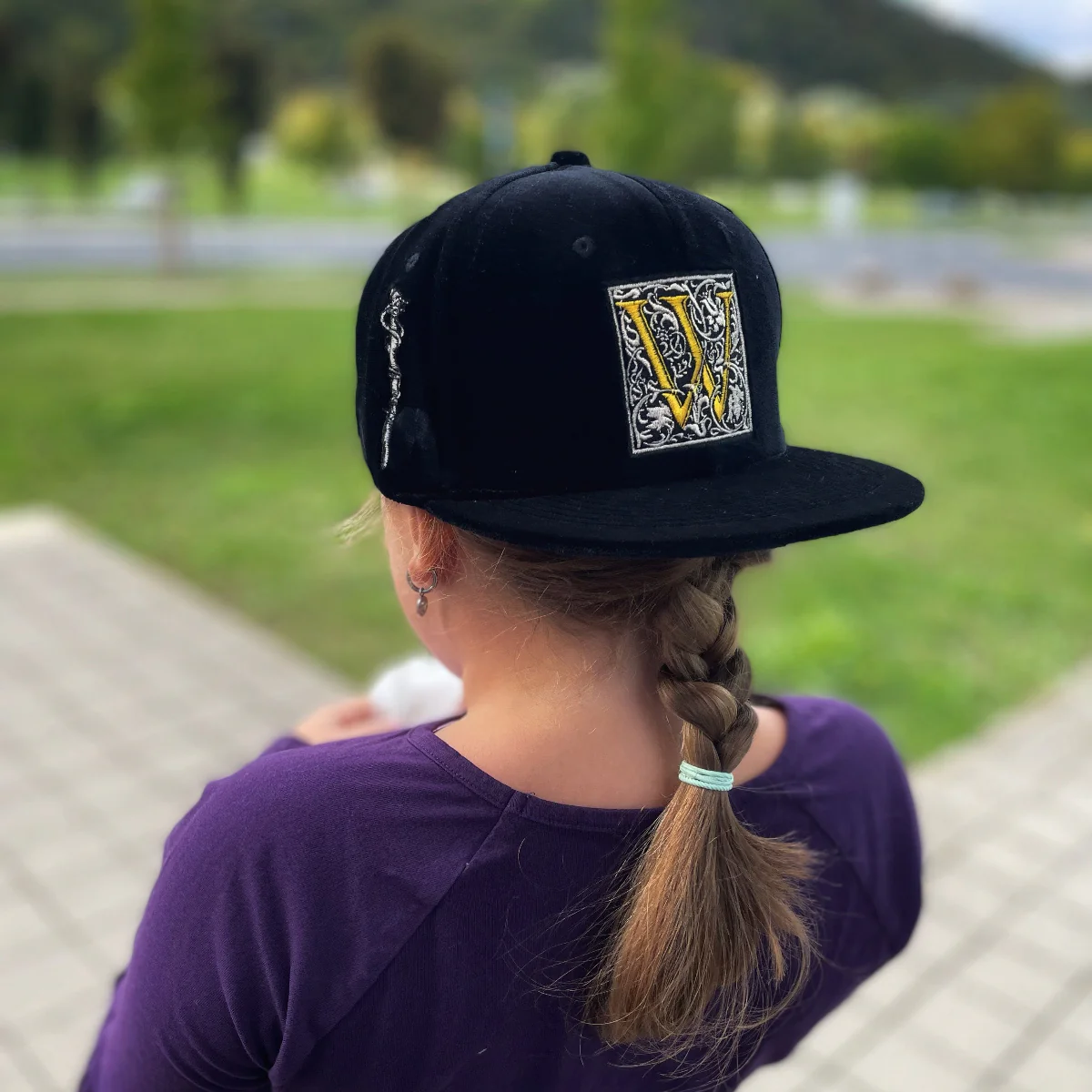Wizard School Snapback Child Size - Black Velvet - Image 7