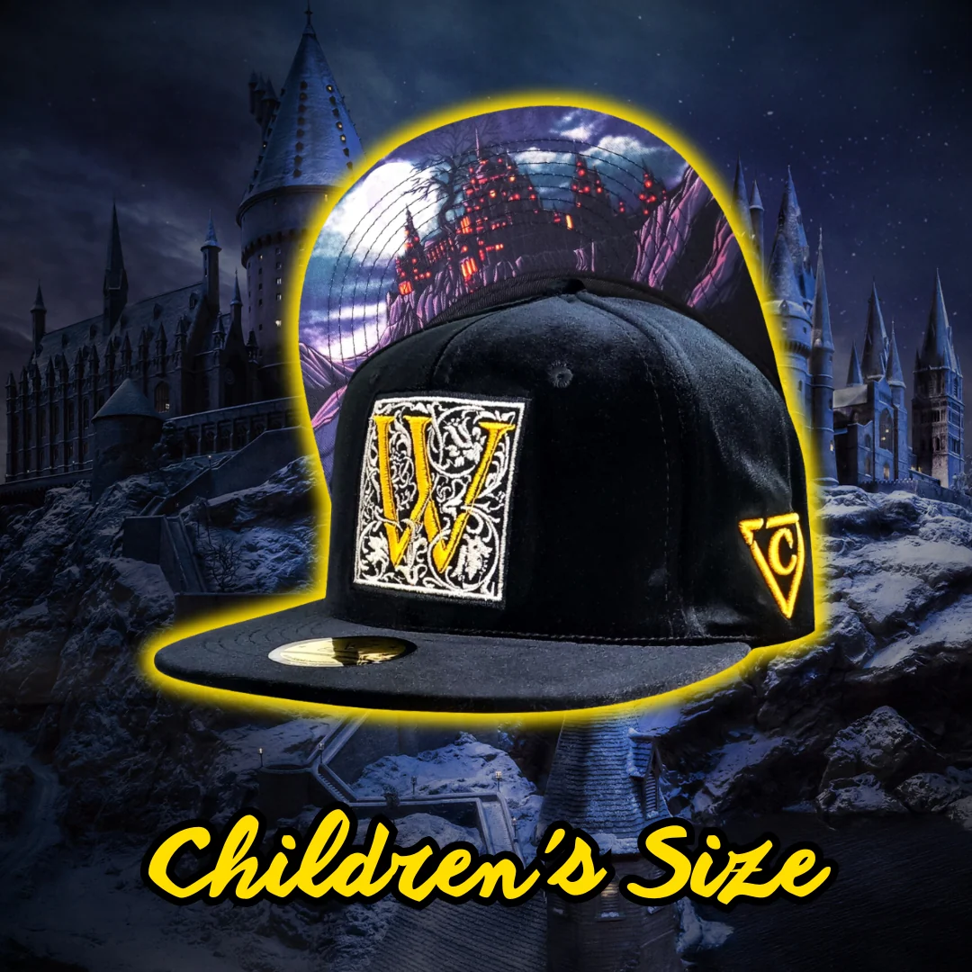 Wizard School Snapback Child Size - Black Velvet - Image 9