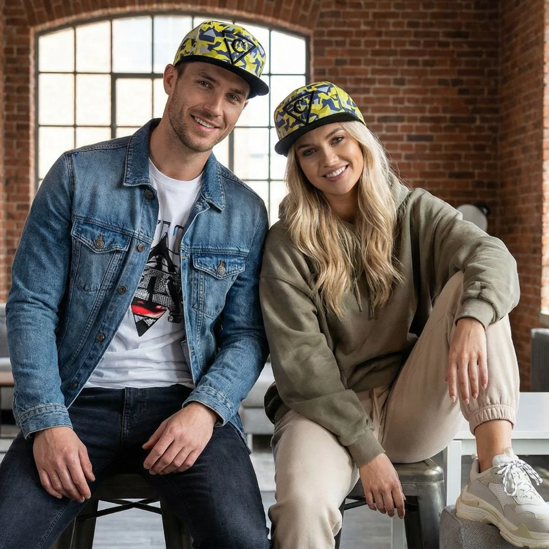 Yellow Polygon Snapback - Image 9