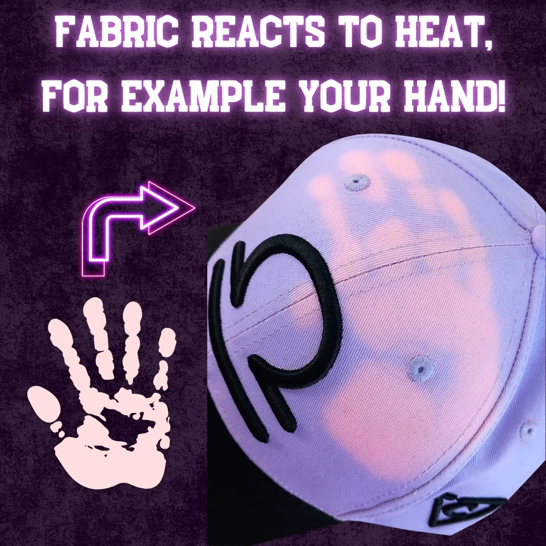 Zodiac Libra Curved Cap - COLOR-CHANGING Lilac/Pink - Image 10