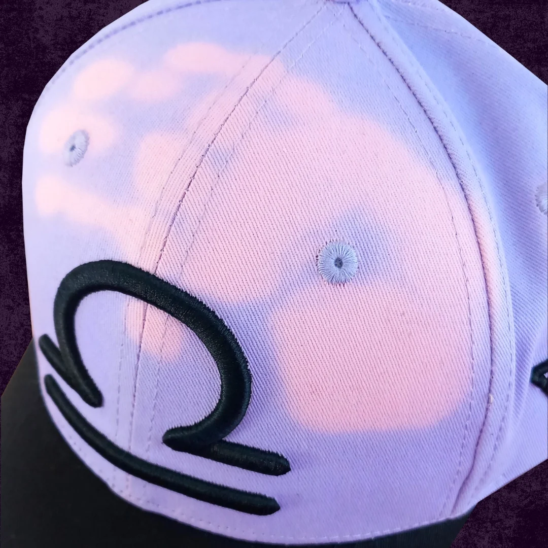 Zodiac Libra Curved Cap - COLOR-CHANGING Lilac/Pink - Image 7