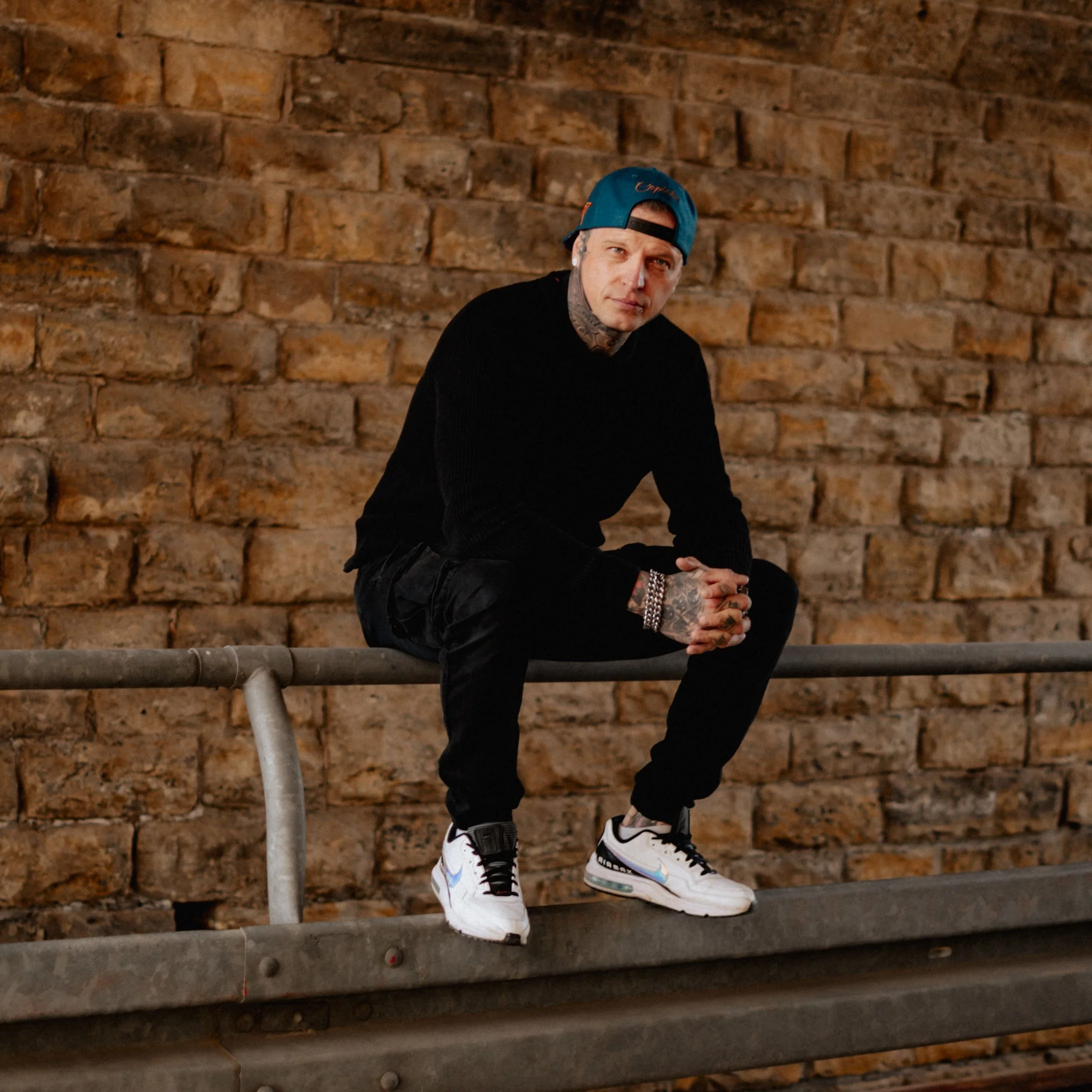 Zodiac Sagittarius Snapback - Petrol Blue Felt - Image 13