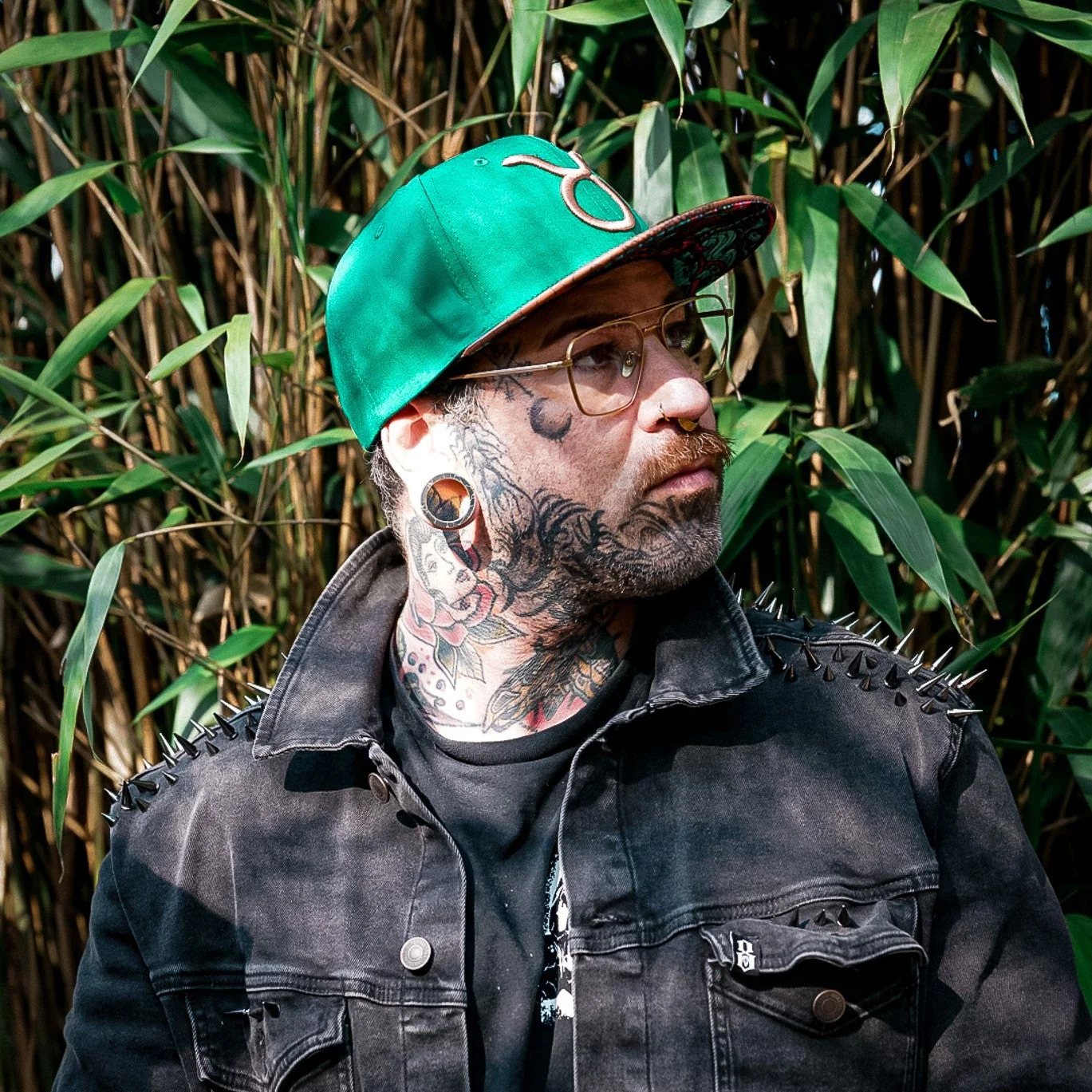 Horoscope Taurus Snapback - Green/Brown Faux Leather - Image 5