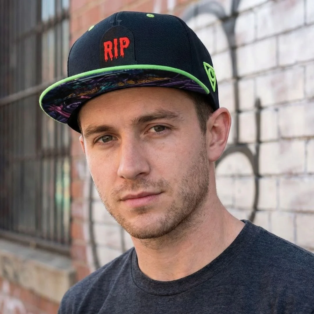Zombie Attack Snapback - Black/Neon Green - Image 5