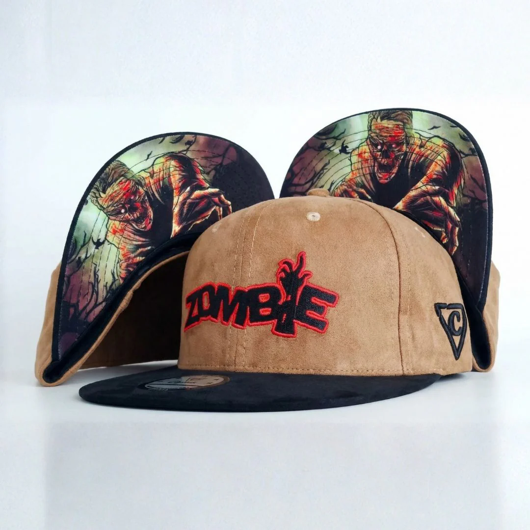Zombie Snapback - Brown Suede/Black Suede - Image 5