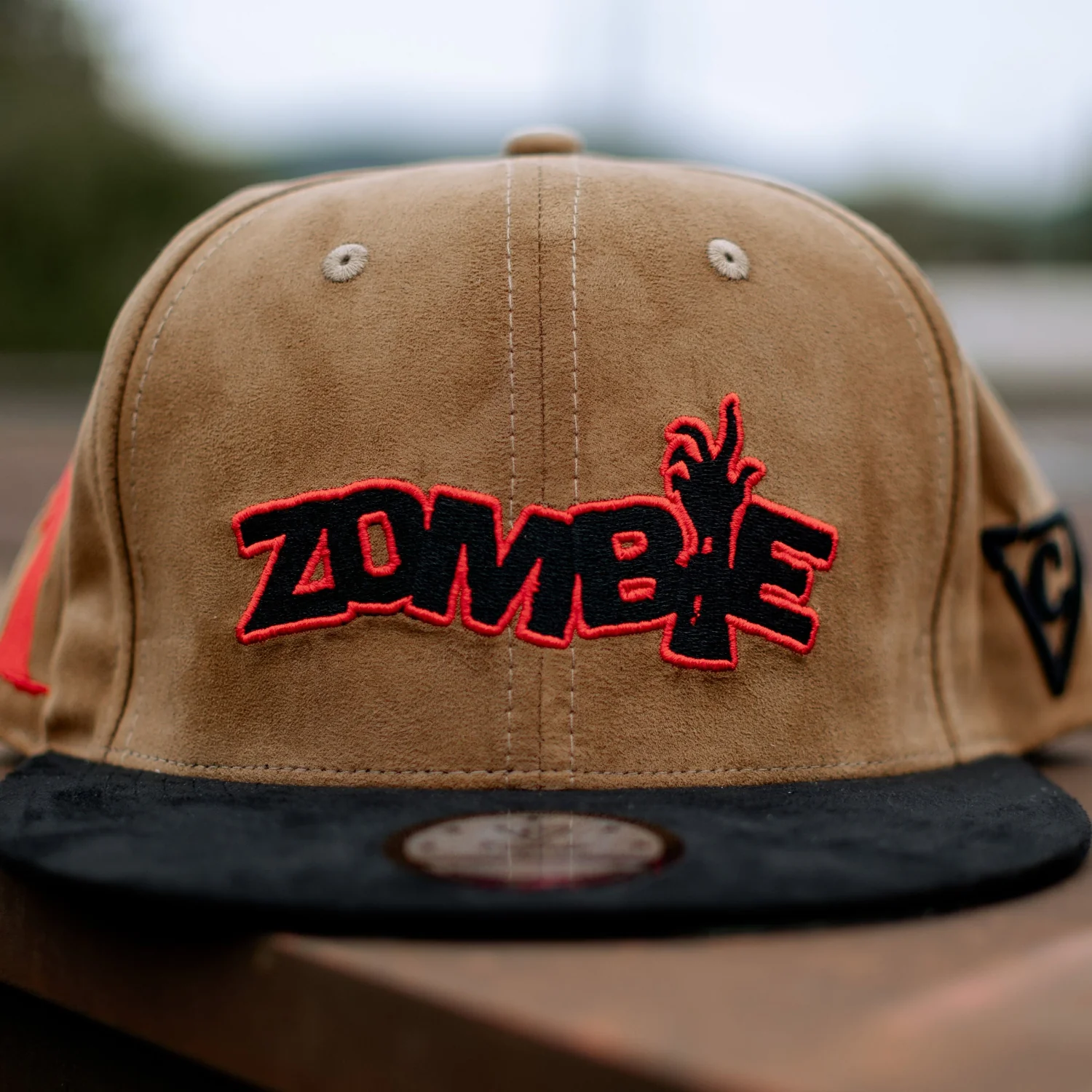 Zombie Snapback - Brown Suede/Black Suede - Image 8